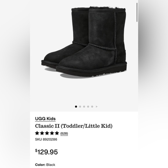 Toddler UGG Classic Short II - Picture 8 of 8